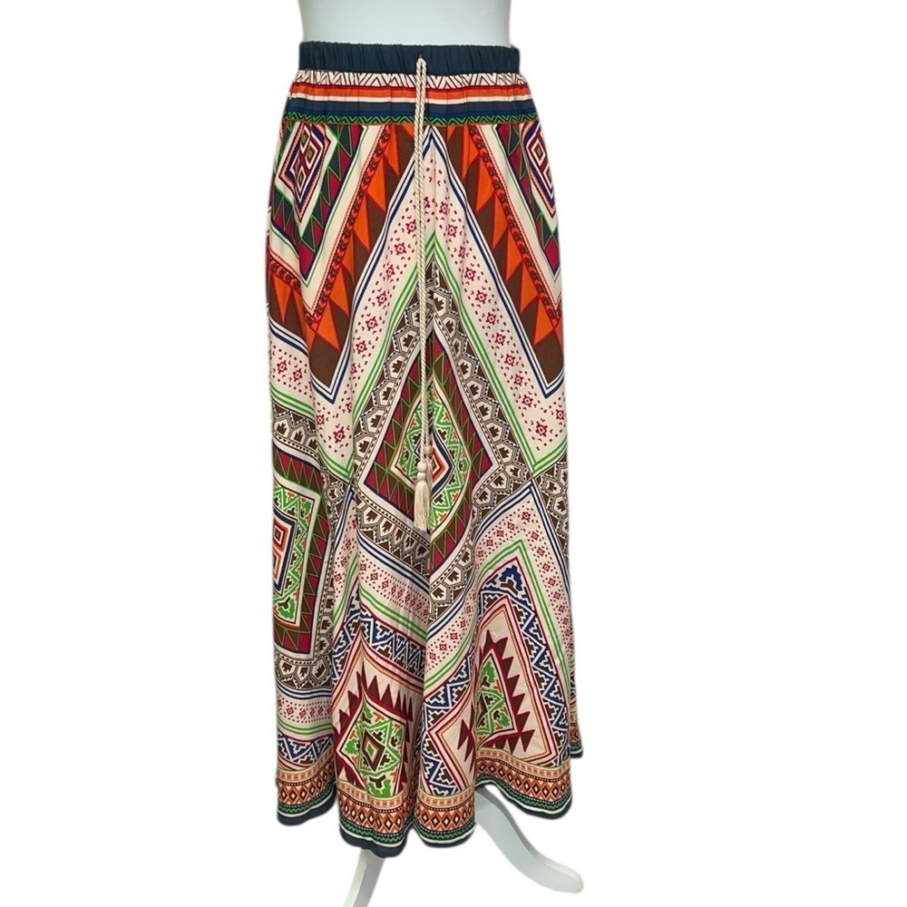 Flying Tomato Geometric Patterned Skirt